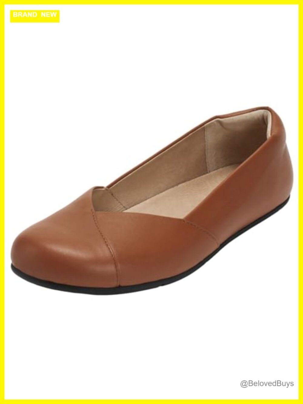 Barefoot Minimalist Ballet Flat Wide Toe Box Zero Drop Comfort Walking Shoe
